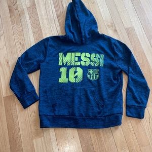 FCB Messi #10 sweatshirt boys Large
